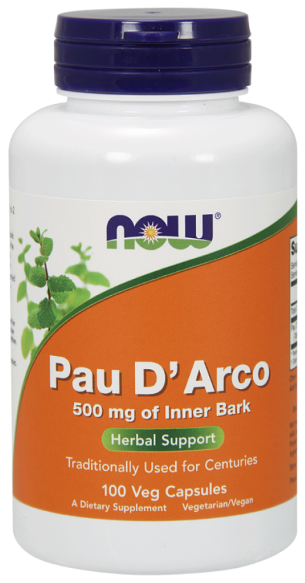 NOW Pau D'Arco 500мг (100 вегкапсул)