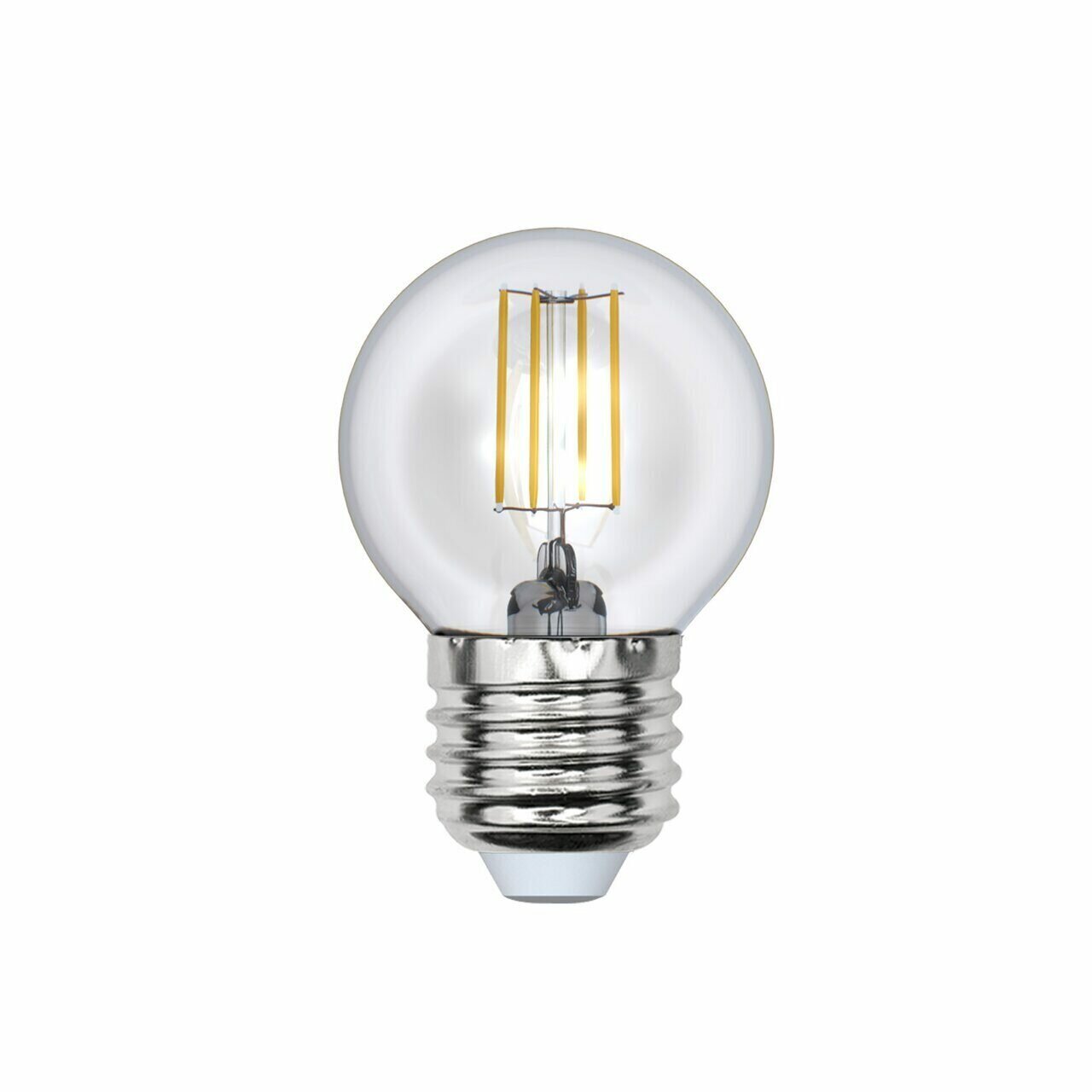 Лампа светодиодная Uniel Air dimmable GLA01TR UL-00002868, E27, G45, 5 Вт, 3000 К - фотография № 5