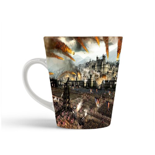 фото Кружка-латте coolpodarok medieval 2 total war замок осада войско катапульты