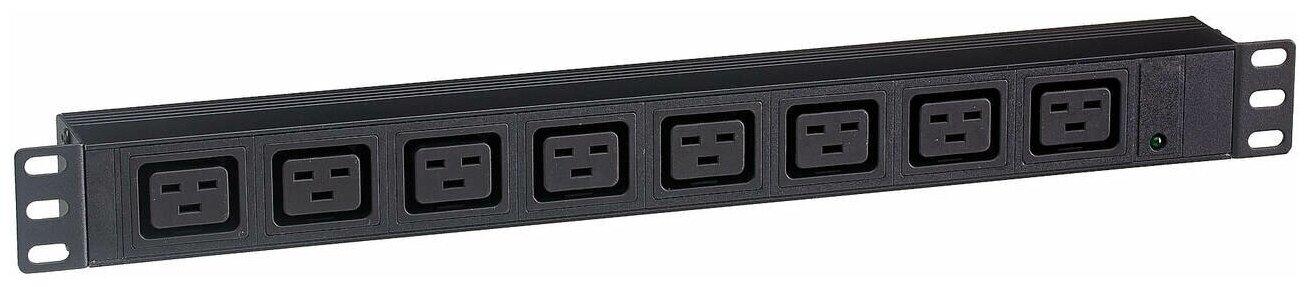 Блок силовых розеток Exegate ServerPro PDU-19H014 Al-8C19-C20