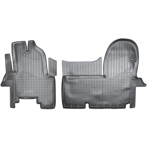 фото Коврики салона (полиуретан) iveco daily iv (2006-2011) daily v (2011-) norplast