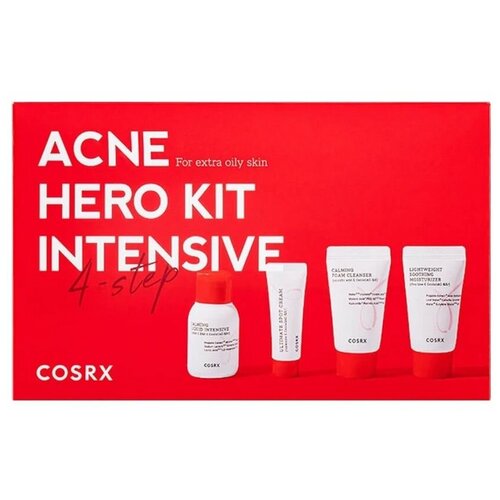 Набор миниатюр для ухода за жирной кожей Acne Hero Intensive Kit COSRX