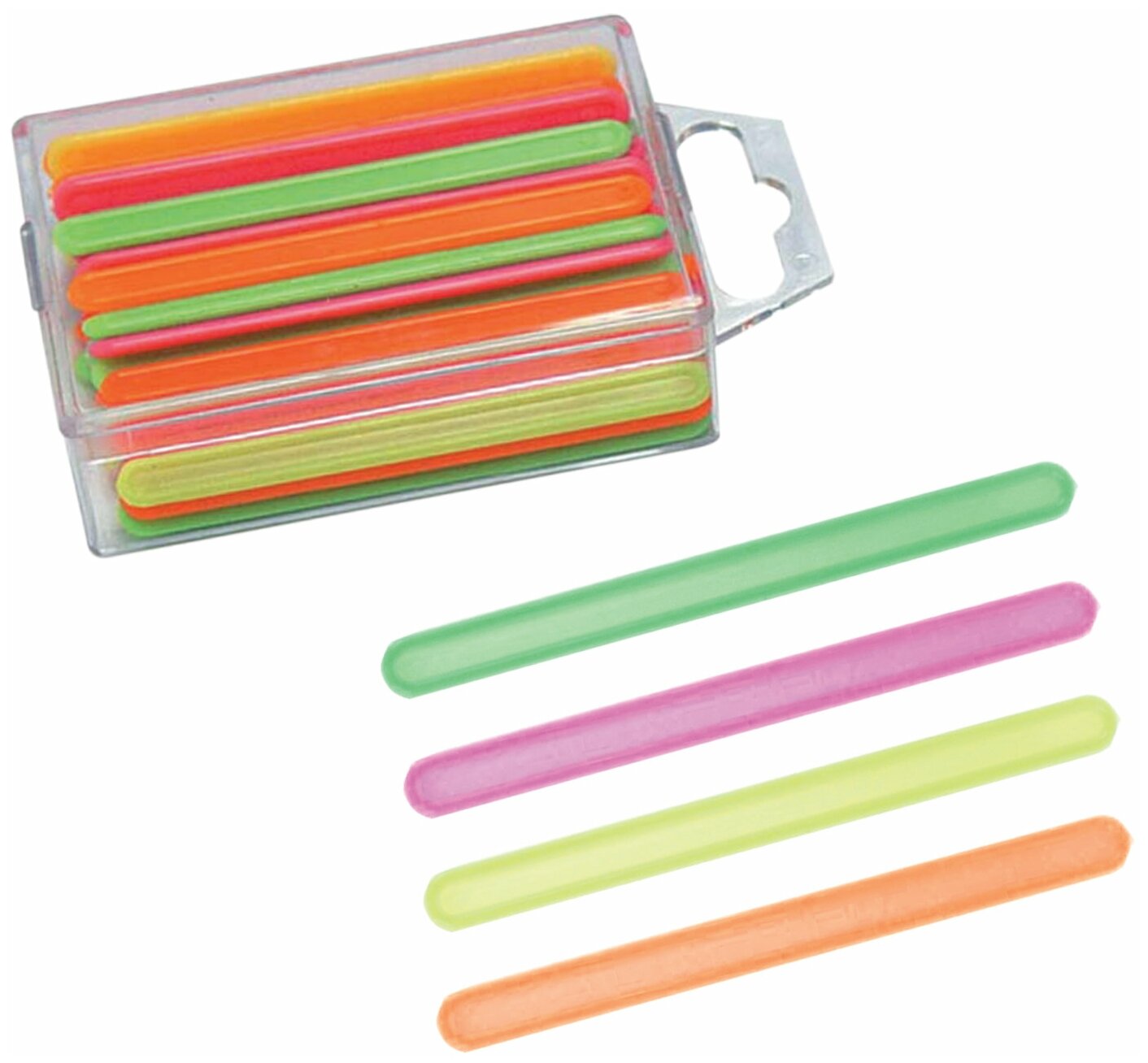 Счетные палочки (60 штук) многоцветные, в евробоксе, СП02 - 1 шт.