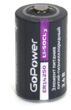 Батарейка GoPower ER14250 1/2AA PC1 Li-SOCl2 3.6V