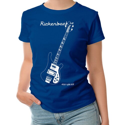 фото Футболка roly, размер l, синий