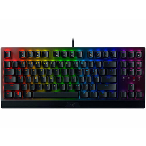 Игровая клавиатура Razer BlackWidow V3 Tenkeyless Razer Yellow Switch, черный, русская