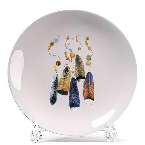 фото Тарелка coolpodarok графика. ловец снов