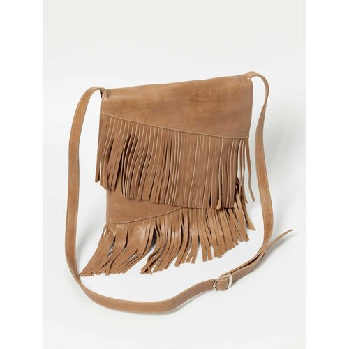 фото Сумка шоппер повседневная, натуральная кожа, коричневый sofi sumki