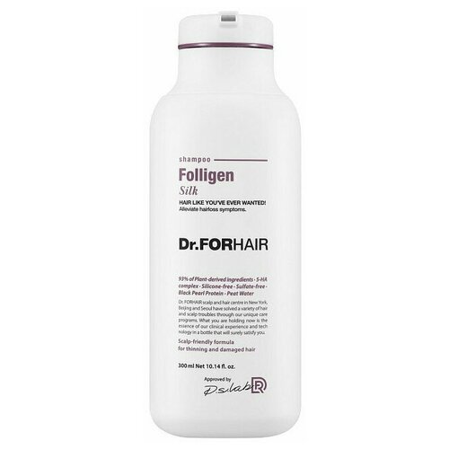 Купить Бессульфатный шампунь для сухих, пористых и поврежденных волос Dr. Forhair Folligen Silk Shampoo, 500 мл