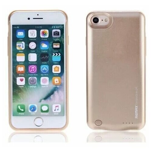 Внешний аккумулятор REMAX 2400mAh для iPhone 7 золотой 59900₽