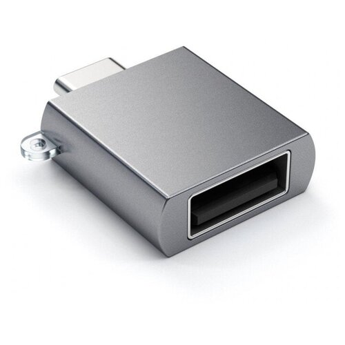 Адаптер USB Type-C - USB 3.0, M/F, Satechi, сер, ST-TCUAM