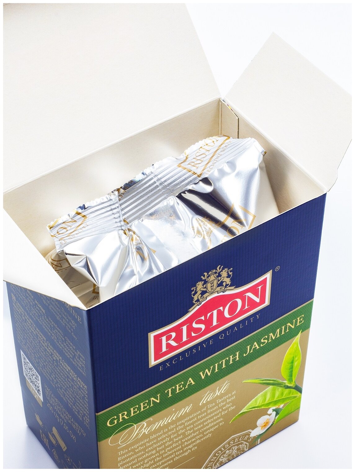 Чай зеленый Riston with jasmine, 200 г - фотография № 4