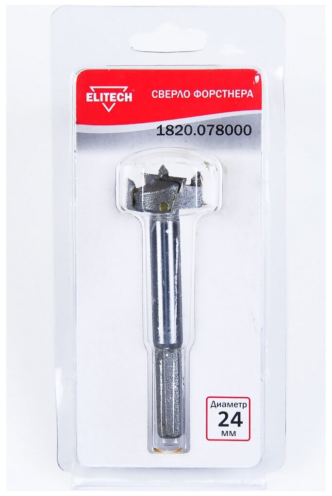 фото Elitech Сверло Форснера 24 мм Elitech, 1820.078000
