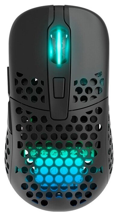 Мышь беспроводная Xtrfy M42 RGB Wireless 19000 dpi WirelessUSB 500 мАч M42W-RGB-BLACK Черный