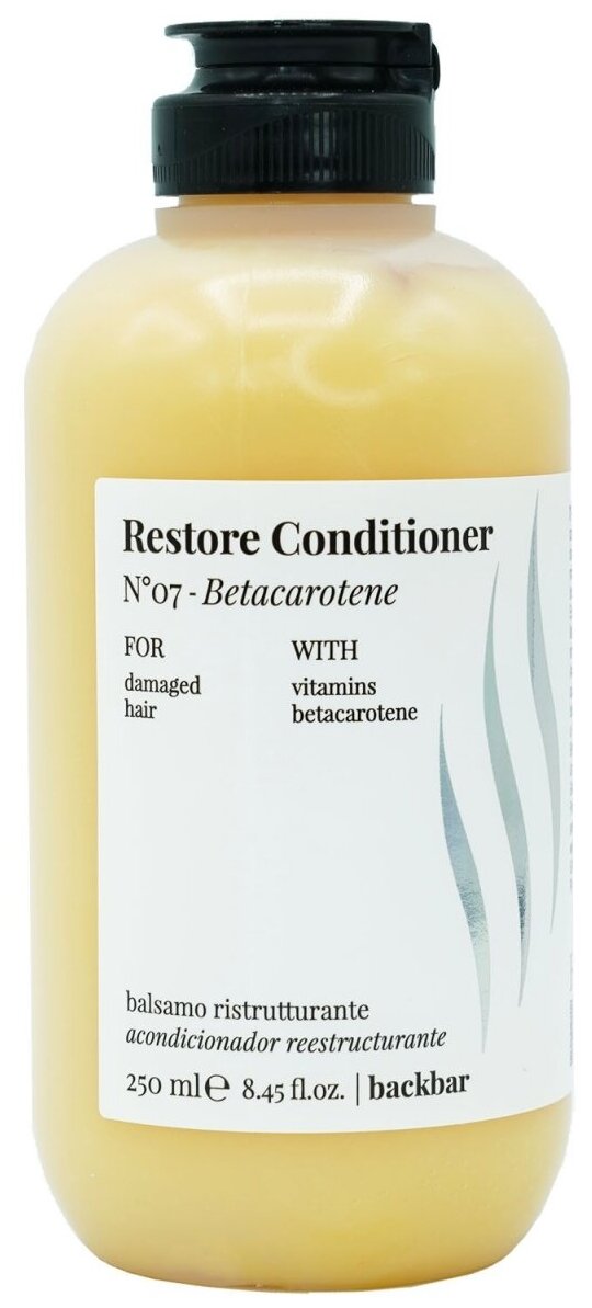 FARMAVITA / Кондиционер для глубокого восстановления поврежденных волос BACKBAR RESTORE №07, 250 ml