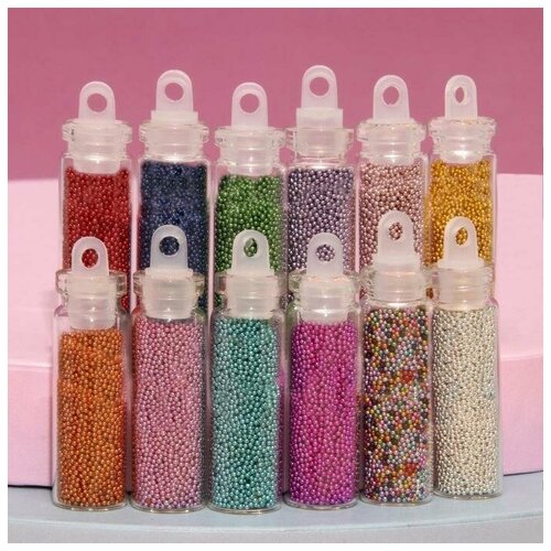 Бульонки для декора, 12 бутылочек