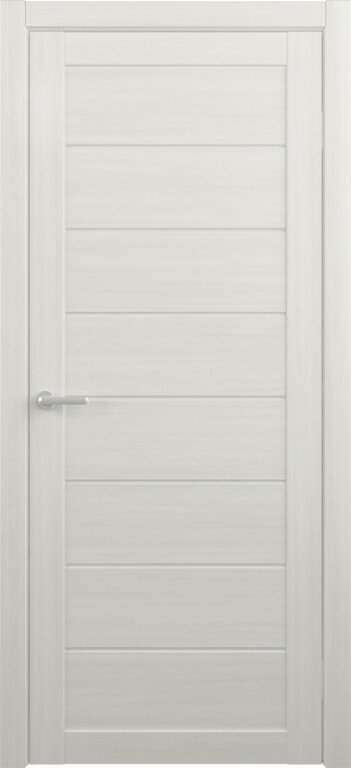 Межкомнатная дверь (комплект) Albero Сеул покрытие Эко-шпон / ПО Белый кипарис мателюкс 80х200