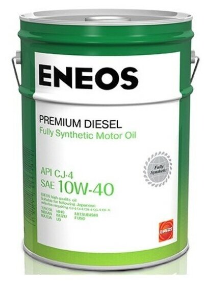 ENEOS ENEOS Premium Diesel CJ-4 10W-40 20л 1шт