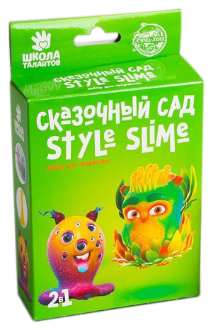 Набор Школа талантов 2 в 1 Style slime и Сказочный сад, + наклейка