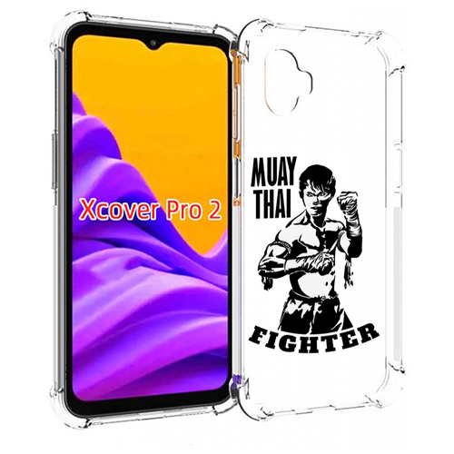 чехол mypads mma единоборства для samsung galaxy xcover pro 1 задняя панель накладка бампер Чехол MyPads Единоборства муайтай для Samsung Galaxy Xcover Pro 2 задняя-панель-накладка-бампер