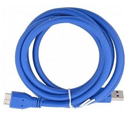 Кабель USB3.0(Am)-microUSB , Gembird, 0,5м, синий (CCP-mUSB3-AMBM-0.5M) - фото №4