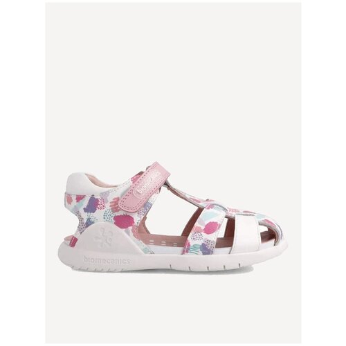 фото Сандалии biomecanics, ж цвет белый/розовый, размер 27