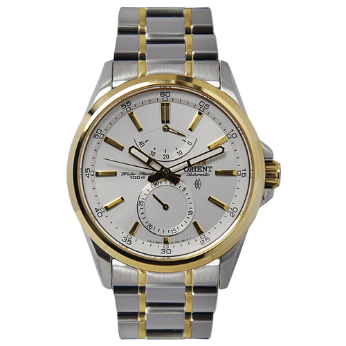 фото Часы японские наручные мужские механические с автоподзаводом на браслете orient ffm01001w