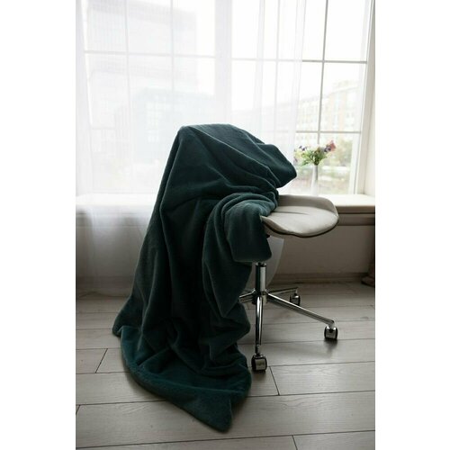 Плед покрывало 150*200 см голубой