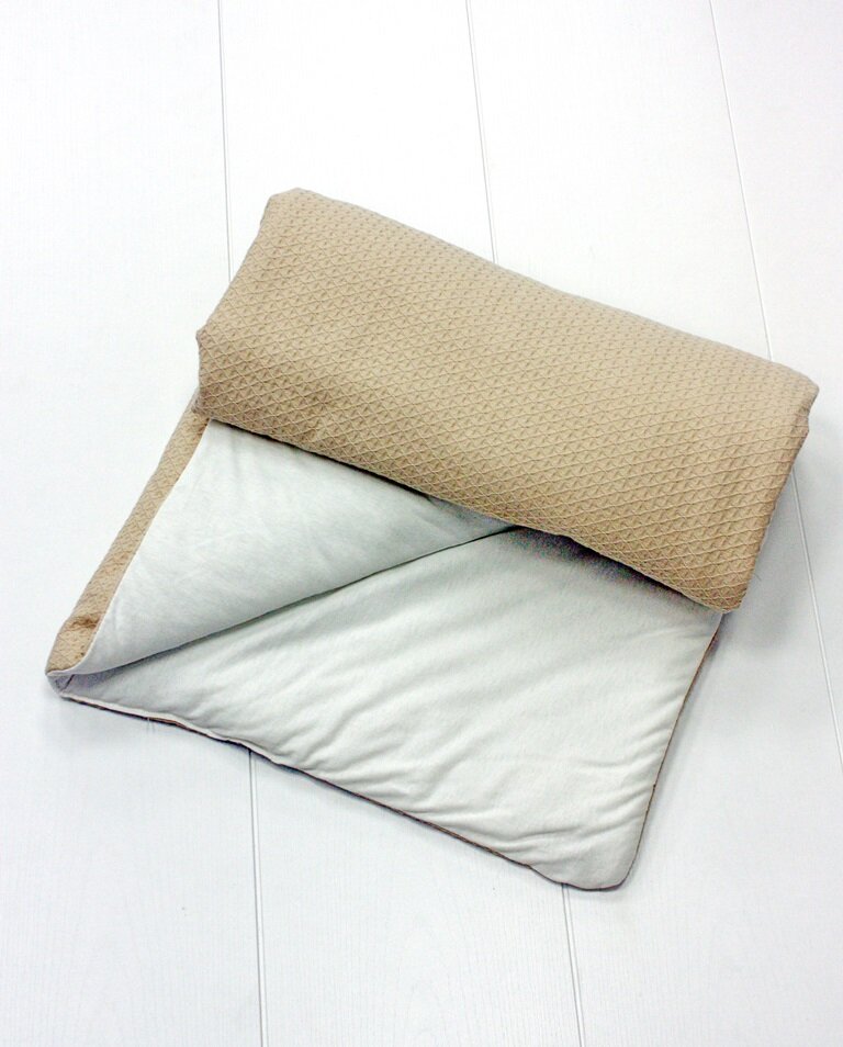 фото Плед хлопковый вафельный 90*90 хлопковой подкладе арт. БД-4566-ДМ