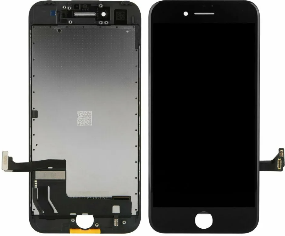 Дисплей для Apple iPhone 7 , в сборе с тачскрином , черный с рамкой