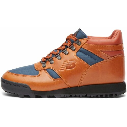 фото Ботинки new balance, демисезонные, натуральная замша, размер 7,5 us, оранжевый