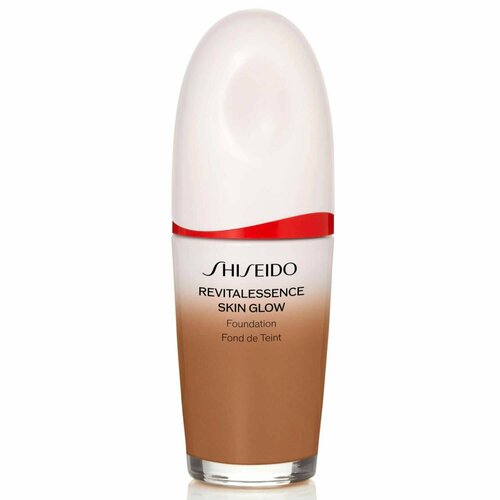 Shiseido Тональное средство с эффектом сияния (430 Cedar) жидкая тональная основа golden 1 spf20 shiseido synchro skin glow luminizing fluid foundation 30 мл