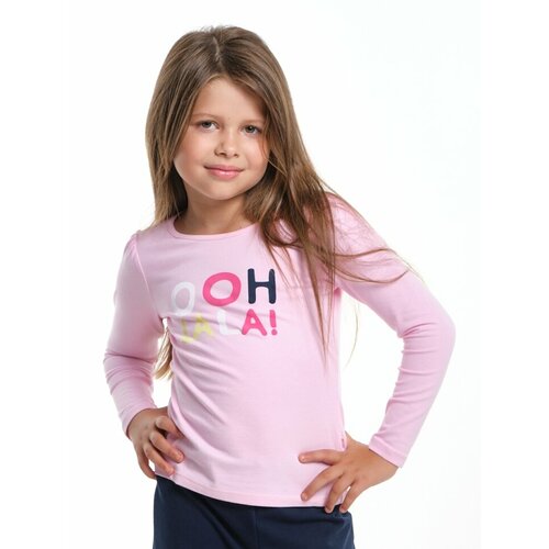 фото Футболка mini maxi, размер 110, розовый