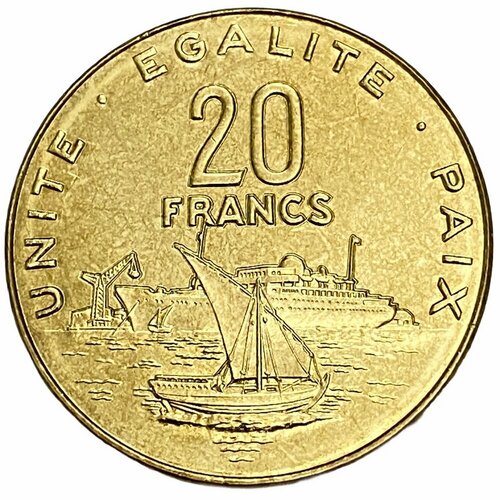 Джибути 20 франков 2016 г. джибути 5000 франков 1979 2002 г панорама джибути unc редкая