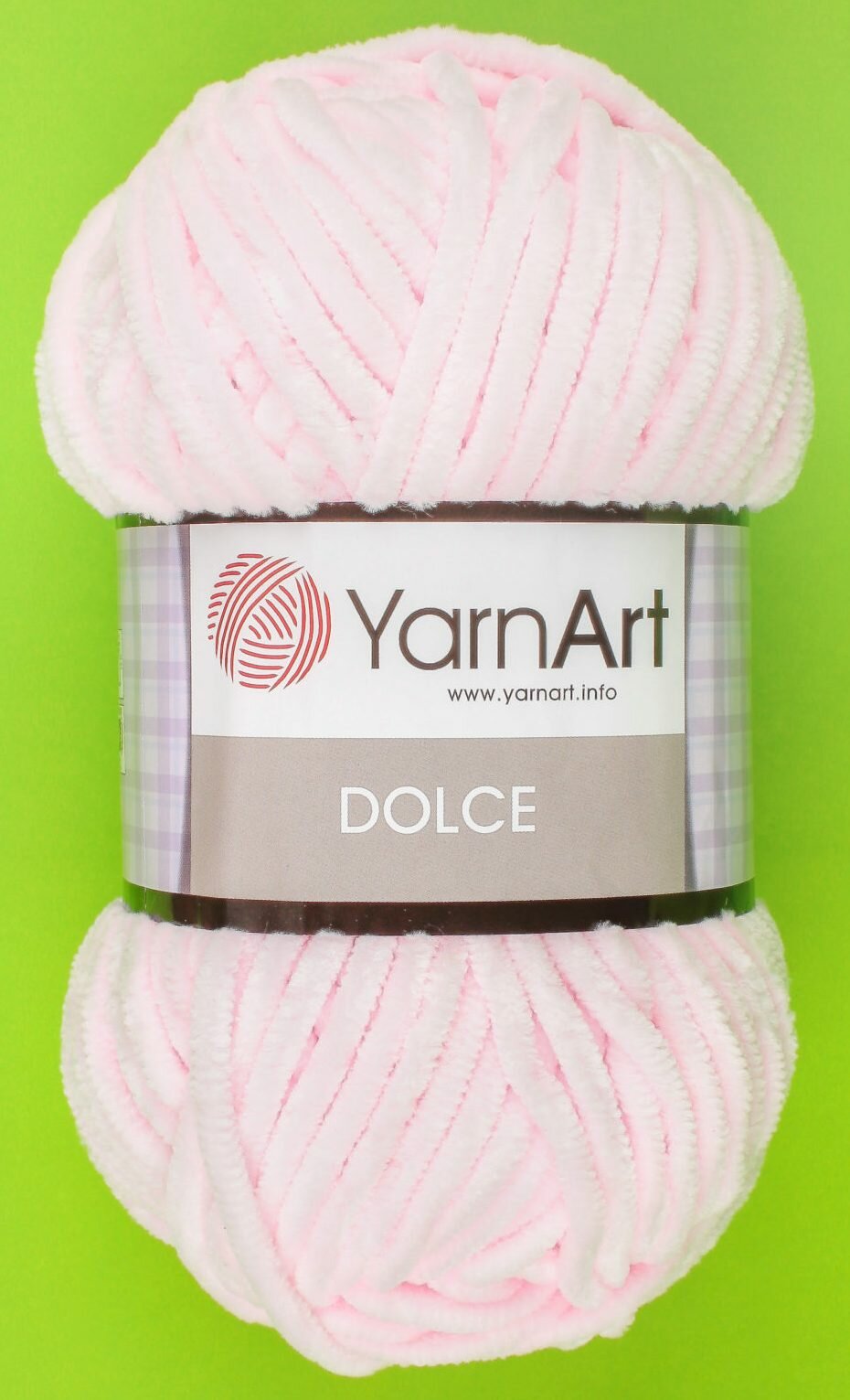 Пряжа YarnArt Dolce светло-розовый (750), 100%микрополиэстер, 120м, 100г, 1шт