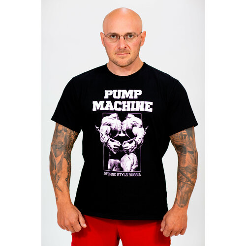 фото Футболка inferno style, размер s, черный