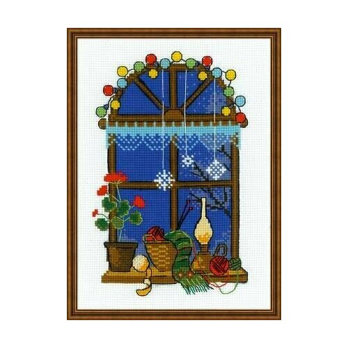 Набор для вышивания «Сотвори Сама» 1592 Зимнее окошко 15*21 см набор для вышивания риолис 1592 зимнее окошко