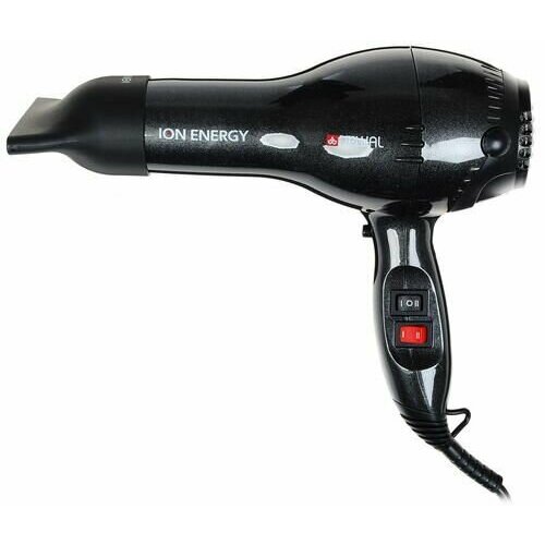 Фен Dewal Ion Energy 03-8800 серыйчерный полноразмерный 2000 Вт подача холодного воздуха генератор ионов шнур - 3 м 656600₽