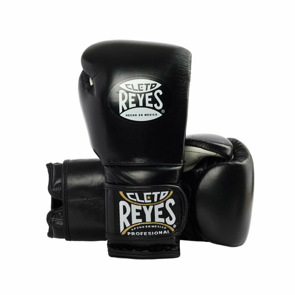 Перчатки боксерские CLETO REYES HOOK AND LOOP GLOVES, 16 унций, черные