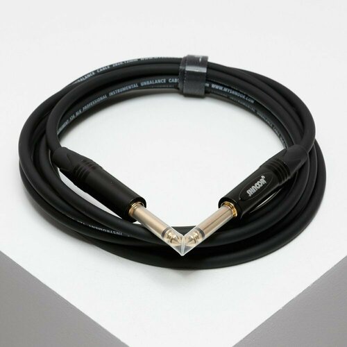 Кабель аудио 1xJack - 1xJack Shnoor IC124-JMJM-B 1.0m черный