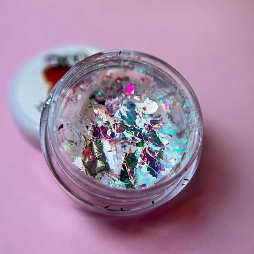 Изображение товара Хлопья Юки Zoo Nail Art радужные №1801 0,2 г