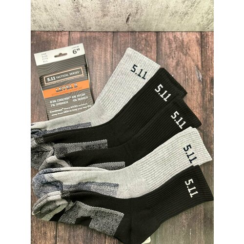 фото Носки 5.11 tactical, 5 пар, размер 38/46, черный