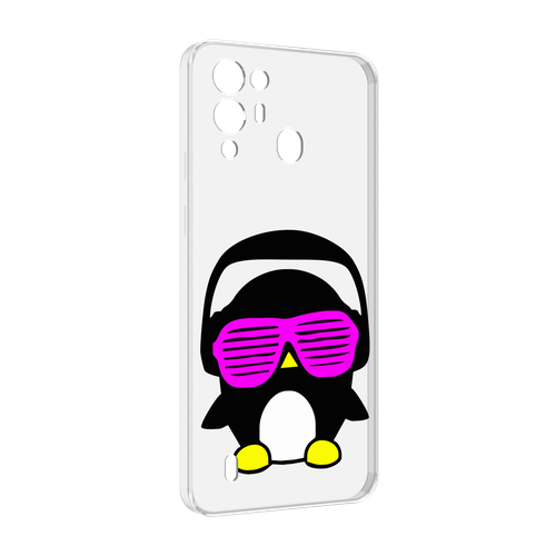 Чехол MyPads пингвин для Blackview A55 Pro задняя-панель-накладка-бампер