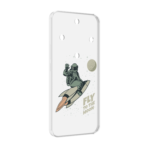 Чехол MyPads Полет-на-Луну для Honor Magic 5 Lite / Honor X9a задняя-панель-накладка-бампер