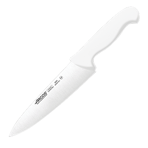 Нож поварской «2900»; сталь нерж, полипроп, L=333/200, B=50мм; белый, металлич, Arcos, QGY - 292124
