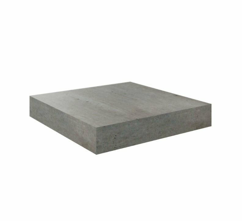 Полка мебельная Spaceo Concrete 23x23.5x3.8 см МДФ цвет бетон