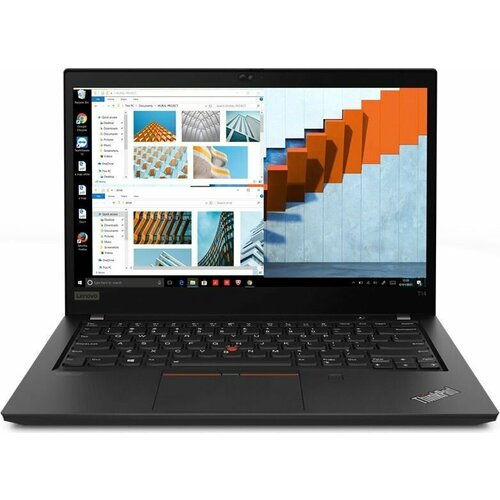 Ноутбук Lenovo ThinkPad T14 Gen 2 14 1920x1080 IPSIntel Core i7-1165G716ГБ DDR4512ГБ SSDGeForce MX450 2ГББез ОС черный 20W1A10XCD 18887700₽