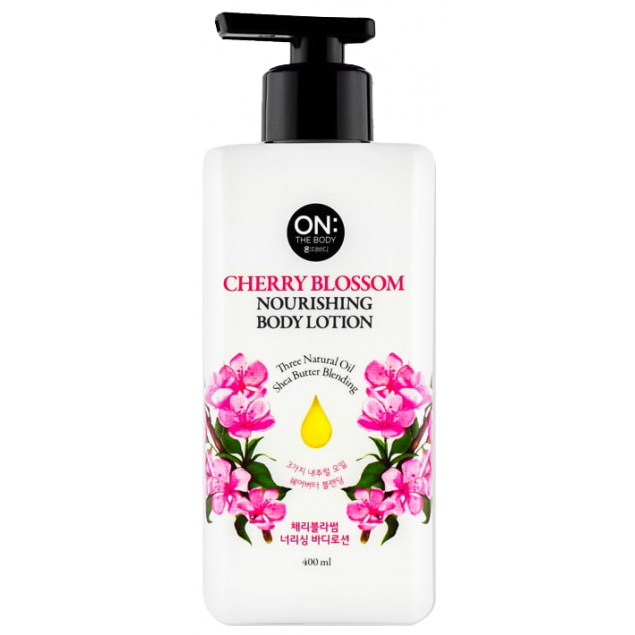 LG On The Body Лосьон для тела с ароматом вишни Cherry Blossom Nourishing Body Lotion, 400мл