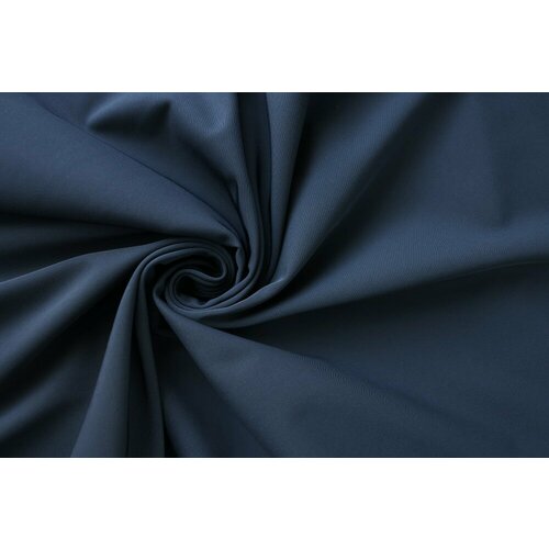Ткань темно-синий софт шелк