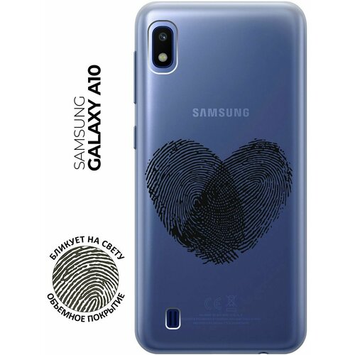 силиконовый чехол с принтом lovely fingerprints для samsung galaxy a40 самсунг а40 Силиконовый чехол с принтом Lovely Fingerprints для Samsung Galaxy A10 / Самсунг А10